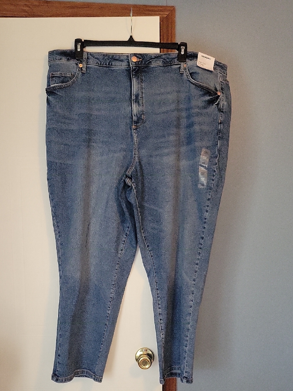 🆕️ Sonoma Woman's High-Rise Stretch Straight Jeans Size 26W